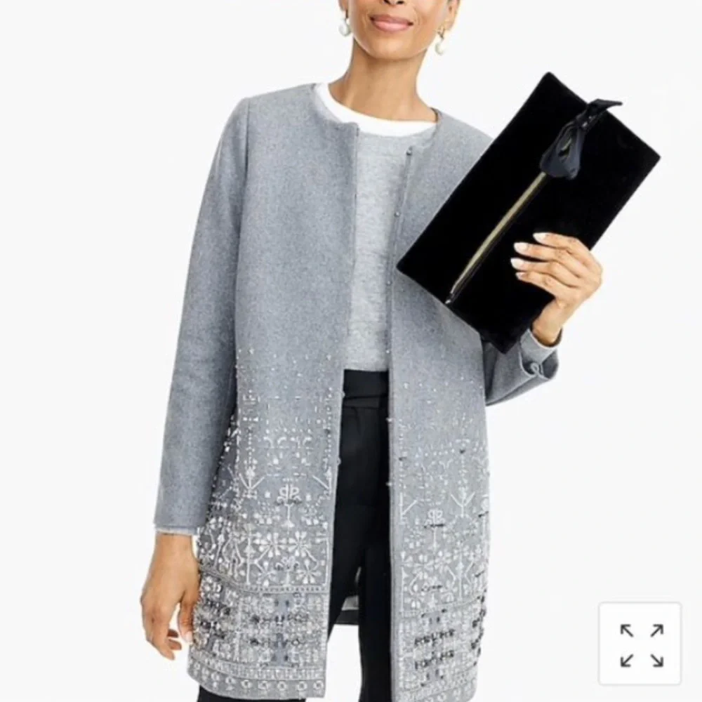 J. Crew collarless crew